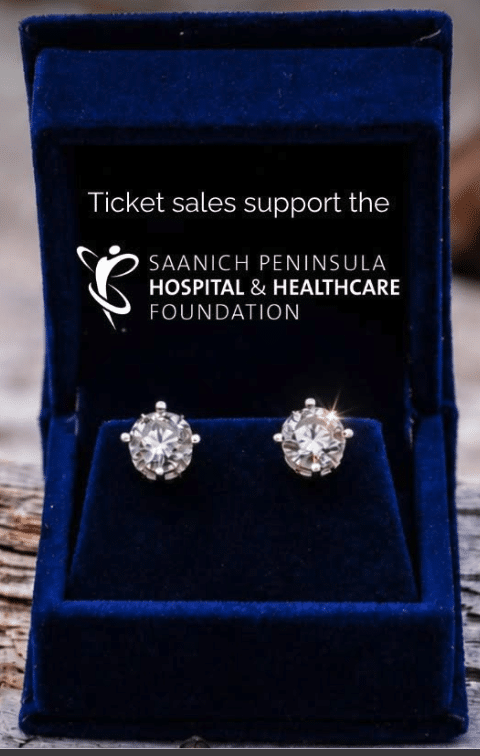 Diamond Earring Raffle Supports Saanich Peninsula Hospital